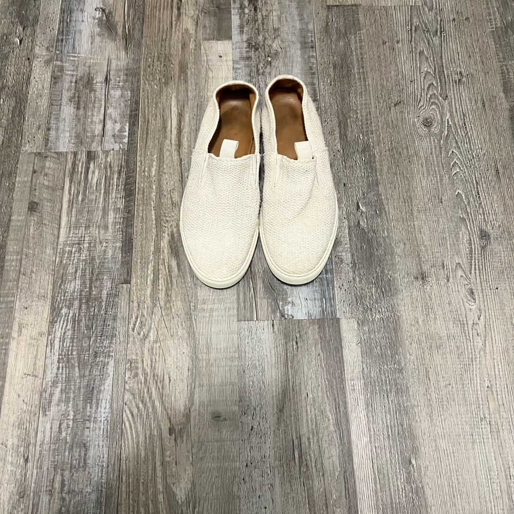 Marc Jacobs White Slip-On Loafers